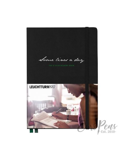 Leuchtturm1917 Notebook (A5)  Medium Some Lines A Day (5 Year) - Black