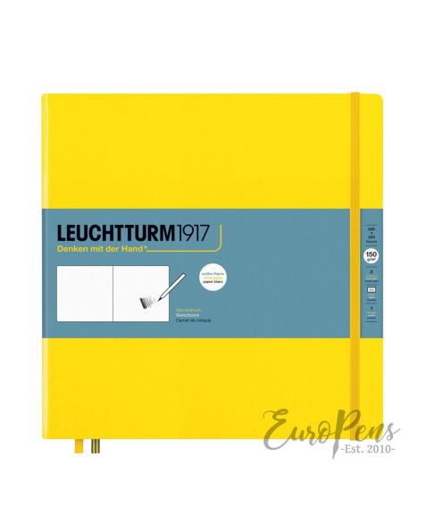 Leuchtturm1917 150Gsm Sketchbook - Square Hardcover - Lemon Yellow