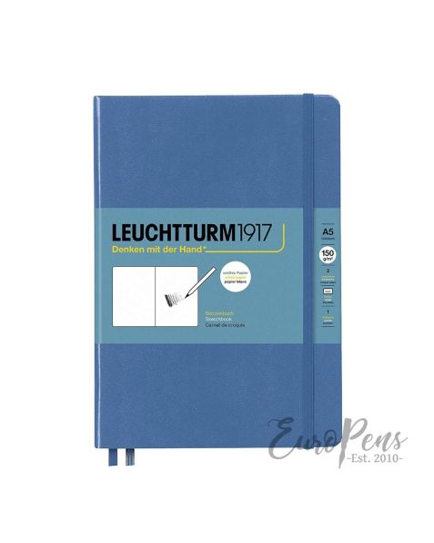Leuchtturm1917 150Gsm Sketchbook (A5) Medium Hardcver - Denim