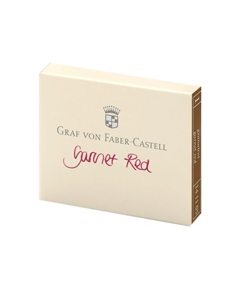 Graf Von Faber-Castell Ink Cartridges -Garnet Red