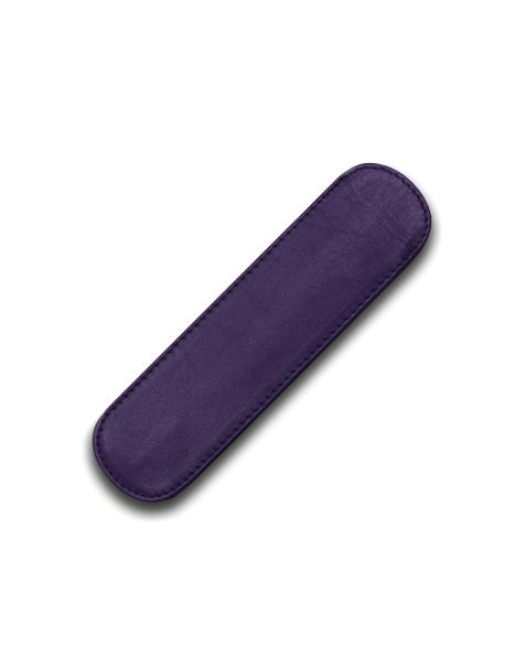 Europens Leather Pen Pouch-Purple