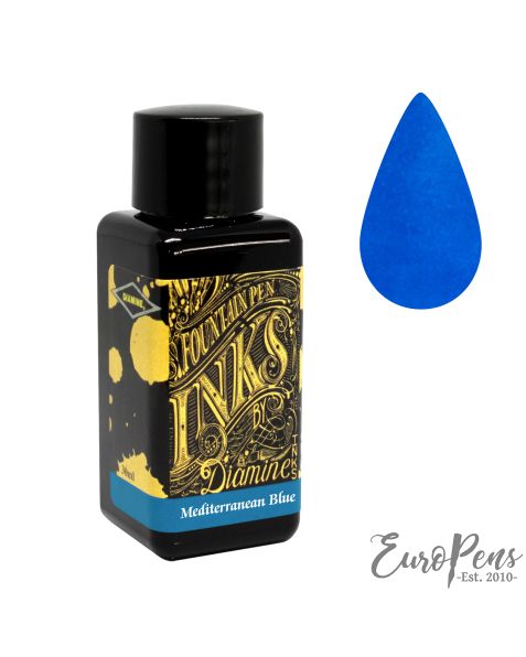 Diamine 30ml Bottled Ink - Mediterranean Blue