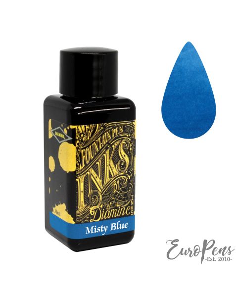 Diamine 30ml Bottled Ink - Misty Blue