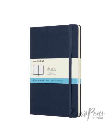 Moleskine Notebook - Large (A5) Hardcover - Sapphire Blue - Dotted