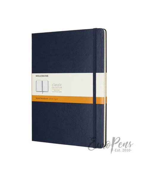 Moleskine Notebook - X-Large Hardcover - Sapphire Blue - Ruled
