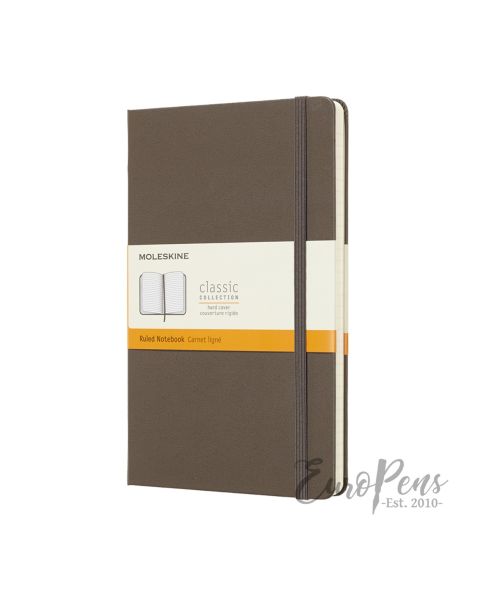 Moleskine Notebook - Large (A5) Hardcover - Earth Brown - Ruled