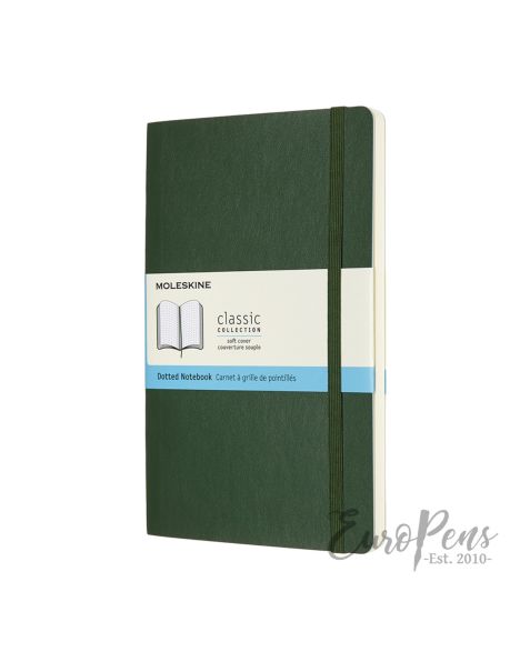 Moleskine Notebook - Large (A5) Softcover - Myrtle Green - Dotted
