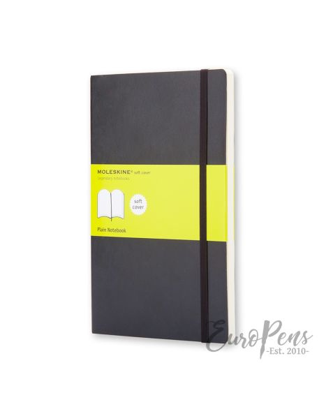 Moleskine Notebook - Large (A5) Softcover - Black - Plain
