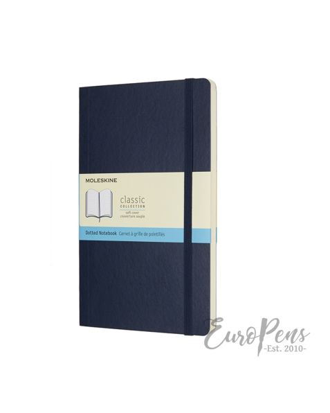 Moleskine Notebook - Large (A5) Softcover - Sapphire Blue - Dotted
