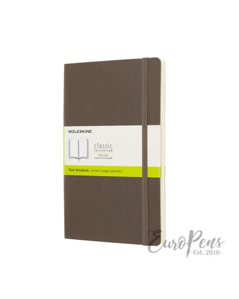 Moleskine Notebook - Large (A5) Softcover - Earth Brown - Plain