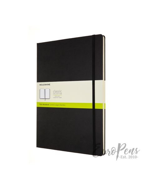 Moleskine Notebook - A4 Hardcover - Black - Plain
