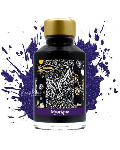 Diamine Shimmering Fountain Pen Bottled Ink - 50ml - Mystique