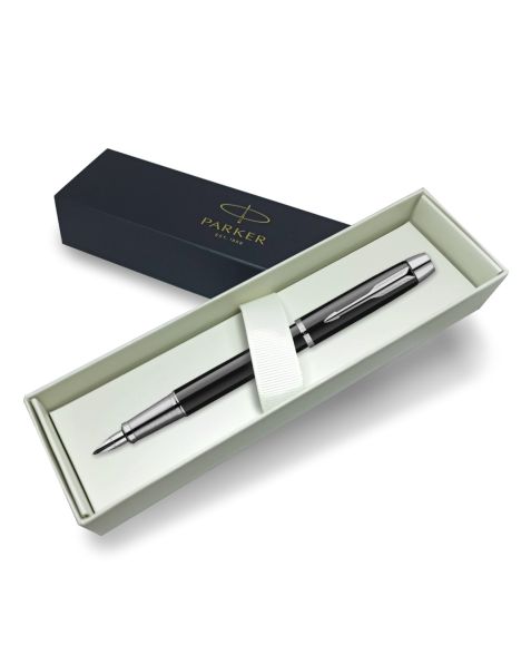 Parker IM Fountain Pen - Black with Chrome Trim