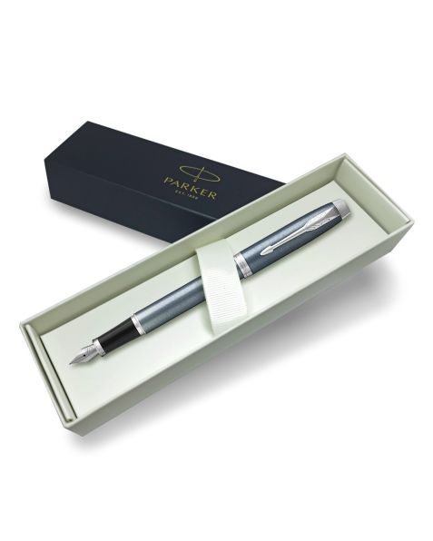 Parker IM Fountain Pen - Blue Grey 