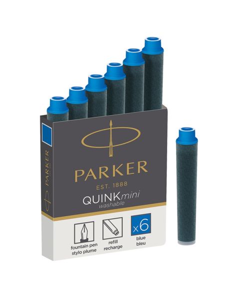 Quink Ink Mini Cartridges Blue Box Of 6 1950409