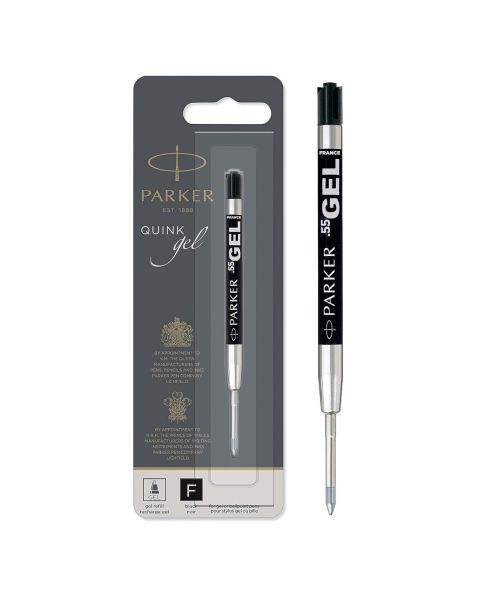 Parker Quink Gel Ball Pen Refill - Black Fine 2020762