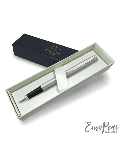 Parker Jotter Fountain Pen - Stainless Steel with Chrome Trim (2030946)