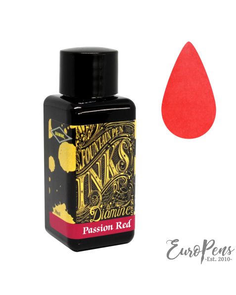 Diamine 30ml Bottled Ink - Passion Red