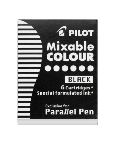 Pilot Parallel Pen Ink Cartridges (IC-P3) - Black