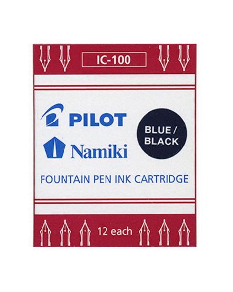 Pilot Parallel Pen Ink Cartridges (IC-100) - Blue / Black