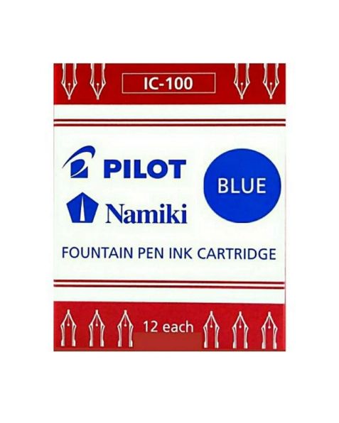 Pilot Parallel Pen Ink Cartridges (IC-100) - Blue