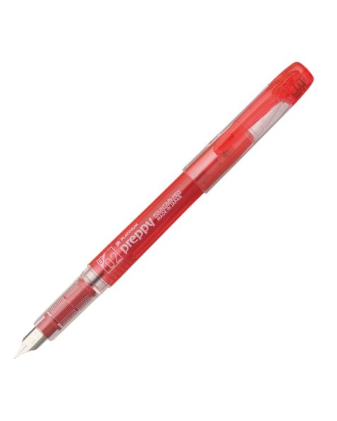 Platinum Preppy Fountain Pen - Extra Fine - 02 Red - 400#11-1