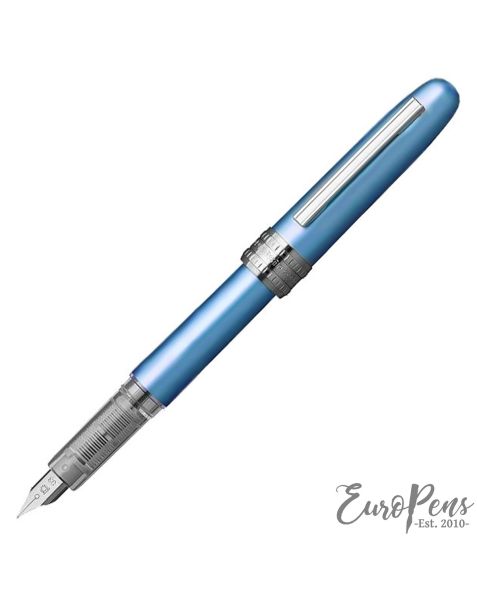 Platinum Plaisir Fountain Pen PGB 1000 - Frosty Blue - Fine Nib
