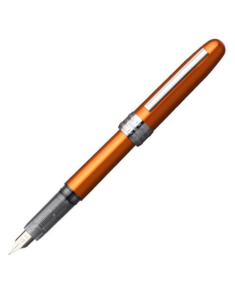 Platinum Plaisir Fountain Pen - Medium Nib - Nova Orange