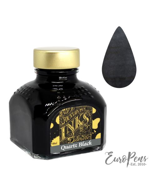 Diamine 80ml Bottled Ink - Quartz Black