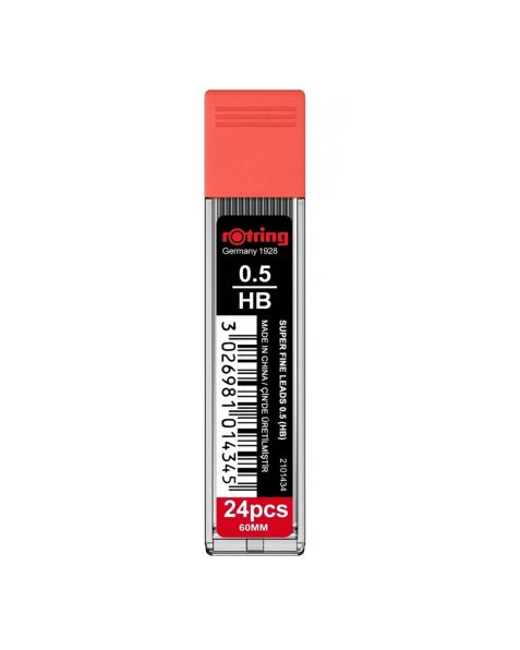 Rotring Leads 0.50mm (24 leads per pack) HB  
