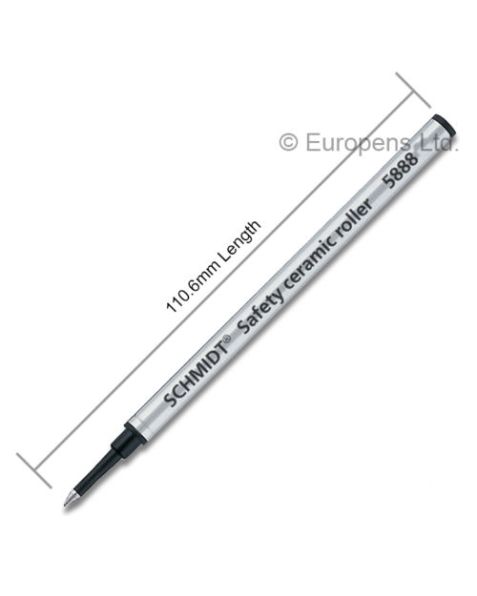 Schmidt Standard Rollerball Refill - Black - Medium (L5888M)