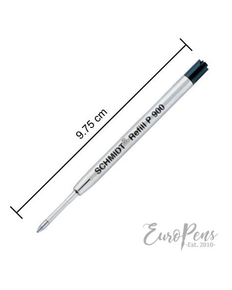 Schmidt P900 Ballpoint Pen Refill - Fine - Black
