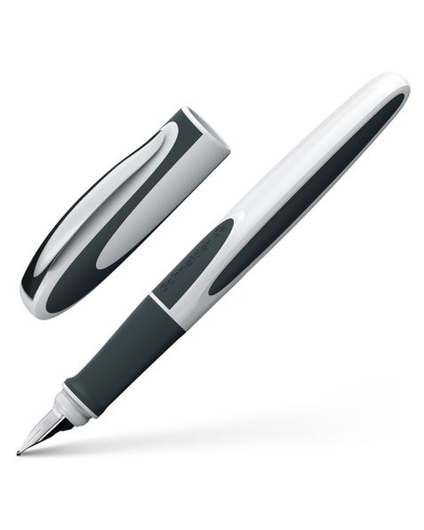 Schneider - Ray Fountain Pen White/ Dark Grey