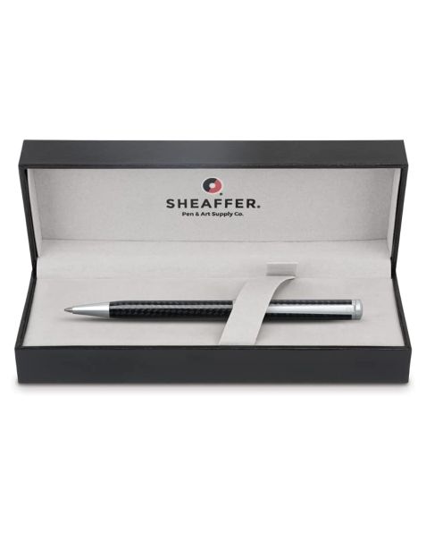 Sheaffer Intensity carbon fibre & chrome plated cap CT Ballpoint Pen 9239-2
