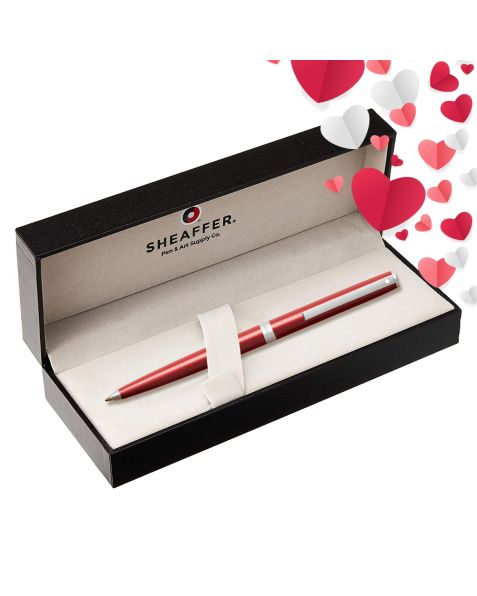 Sheaffer Sagaris Metallic Red Ballpoint Pen with Chrome Trim (Exclusive)