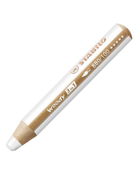 STABILO® Woody 3 In 1 Pencil - White - 100