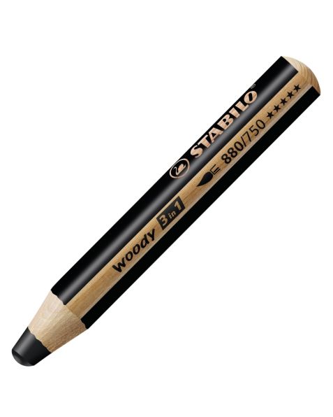 STABILO Woody 3 In 1 Pencil - Black - 750