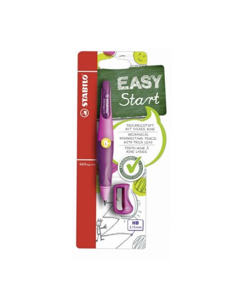 STABILO® EASYergo 3.15 - Handwriting Pencil - Pink - Left-Handed