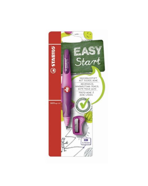 STABILO® EASYergo 3.15 - Handwriting Pencil - Pink - Right-Handed