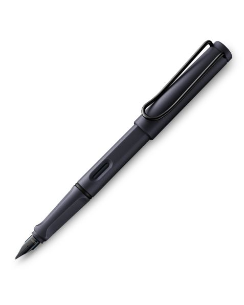 Lamy Safari Fountain Pen - Steel Black New 2024 Colour