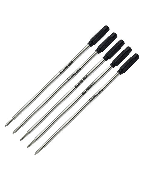 Cross Compatible C1 Ballpoint Refill - Black - Pack of 5 Refills