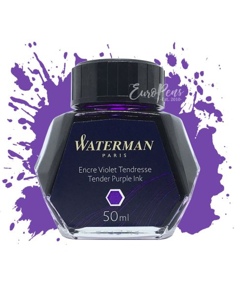 Waterman 50ml Bottled Ink - Tender Purple