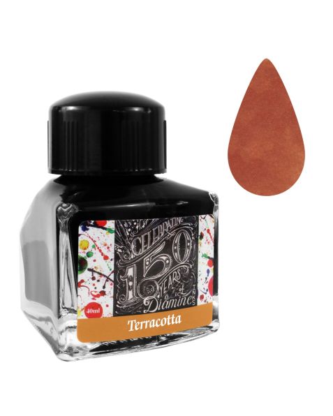 Diamine 40ml - Anniversary Bottled Ink - Terracotta Orange