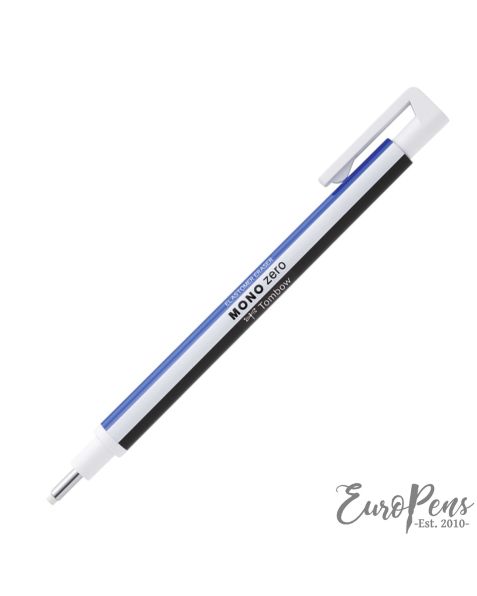 Tombow Mono Zero Eraser - Striped Barrel - Slim - Round Tip