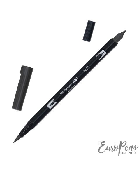 Tombow Dual Brush Pen - Lamp Black