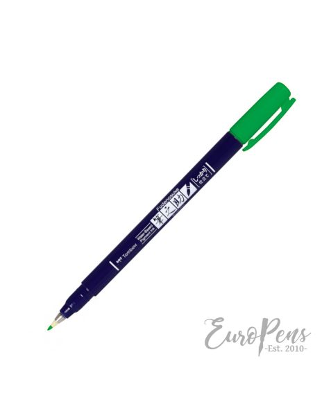 Tombow Fudenosuke Pen - Hard Tip - Green