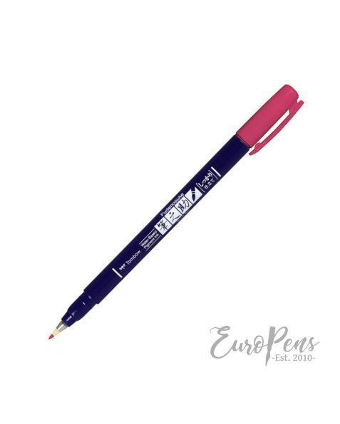 Tombow Fudenosuke Pen - Hard Tip - Pink