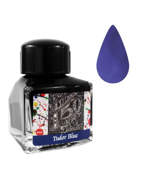 Diamine 40ml - Anniversary Bottled Ink - Tudor Blue