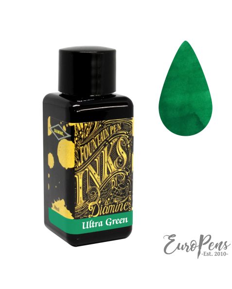 Diamine 30ml Bottled Ink - Ultra Green