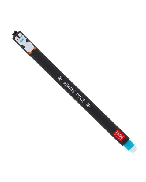 Legami Erasable Gel Pen - 0.7mm -  Penguin